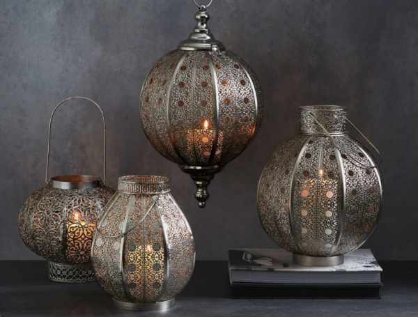 Trang trí - Filigree Drop Shaped Lantern